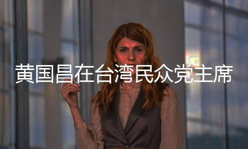 黃國(guó)昌在臺(tái)灣民眾黨主席補(bǔ)選中勝出