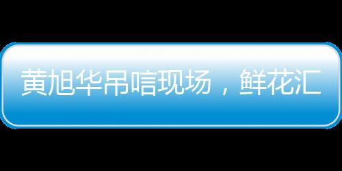 黃旭華吊唁現(xiàn)場，鮮花匯成潛艇形狀，緬懷科技先驅的深深敬意