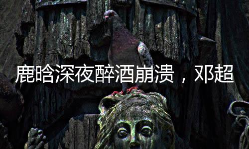 鹿晗深夜醉酒崩潰，鄧超暖心安慰觸動人心