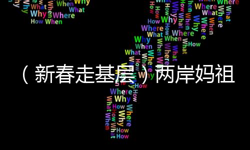 （新春走基層）兩岸媽祖宮廟攜手“乞龜”祈福