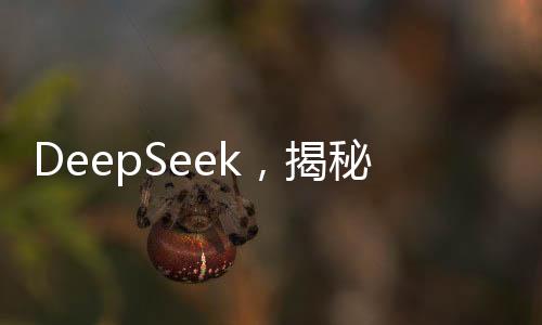 DeepSeek，揭秘其無(wú)所不能的AI工作領(lǐng)域