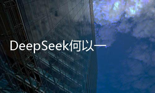 DeepSeek何以一夜破圈，探究其成功背后的因素