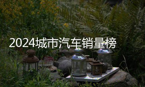 2024城市汽車銷量榜出爐，各品牌競相綻放，引領(lǐng)汽車市場新格局